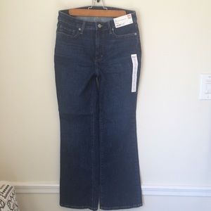 NWT Uniqlo high rise skinny flare ankle jeans